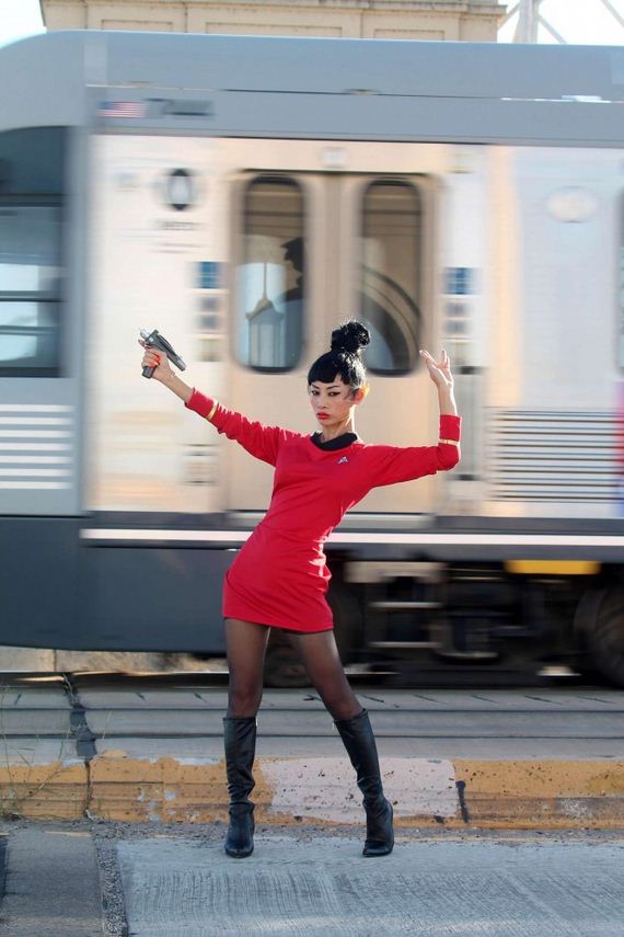 Bai-Ling -Posing